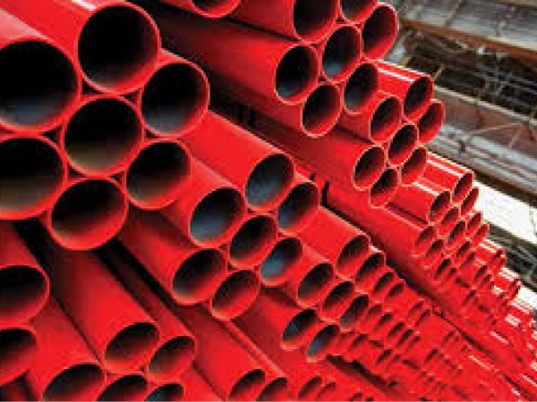 Tubo acciaio Thermo (rosso) - senza cordone di saldatura